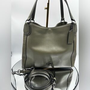 Coach Olive Leather Shoulder Bag